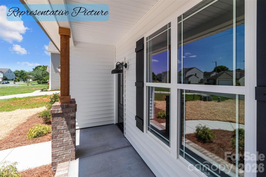 Exterior details and patio area of a home in , Albemarle (Image 4).