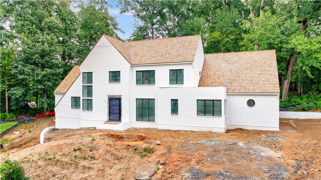 Front exterior of a new home in , Atlanta, GA, highlighting curb appeal (Image 21). Front exterior of a new home in , Atlanta, GA, highlighting curb appeal (Image 21).