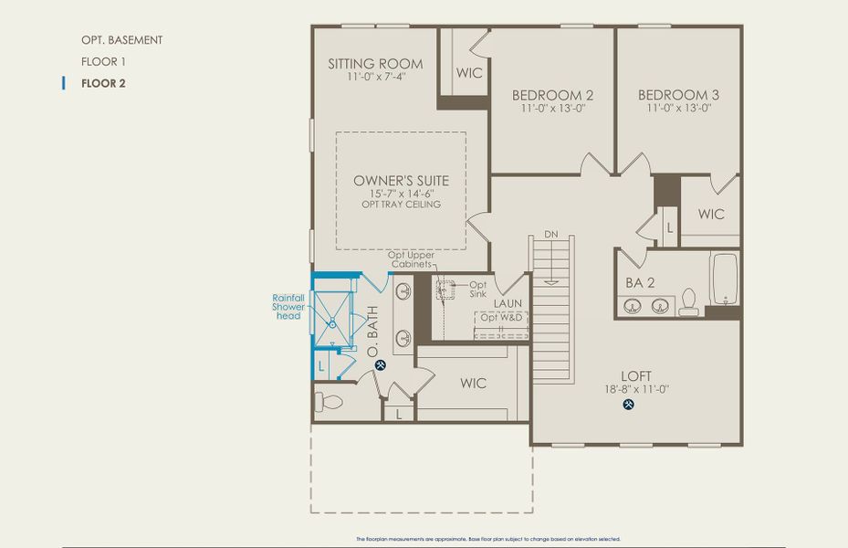 Mercer Floor Plan, Quick Move-In Home, Floor 2 Mercer Floor Plan, Quick Move-In Home, Floor 2