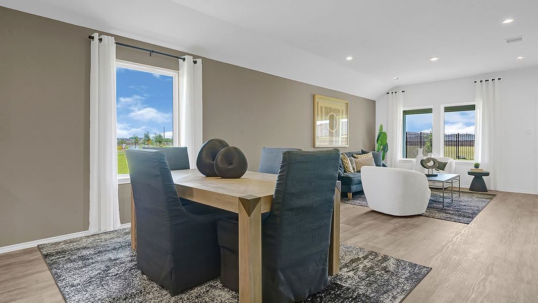 Furnished interior view inside a new home in Tamarron, Fulshear (Image 11).