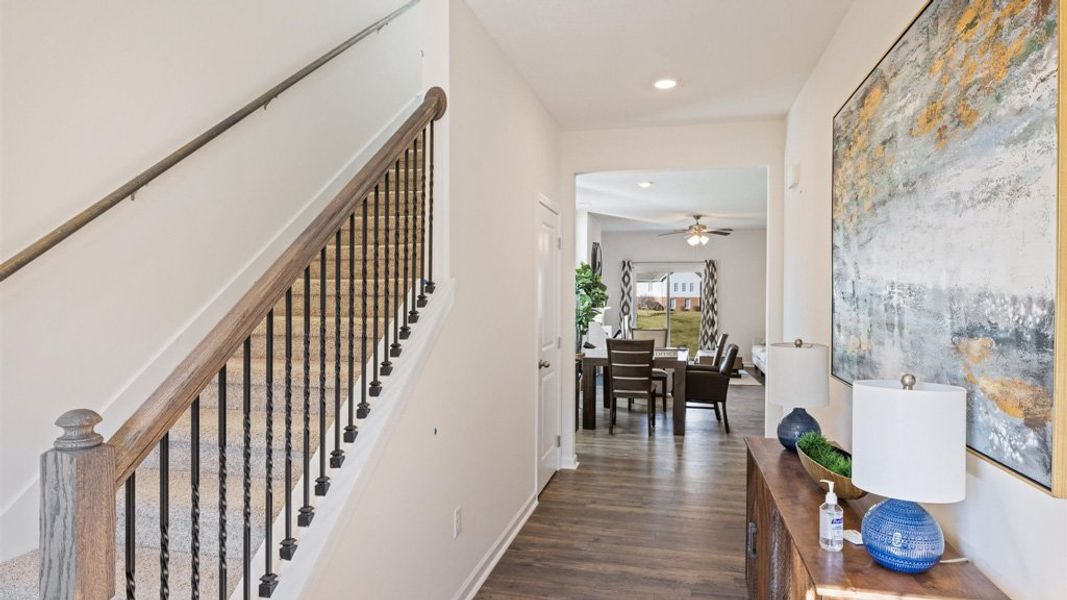 Furnished interior view inside a new home in Keebler Meadows, Johnson City (Image 10).