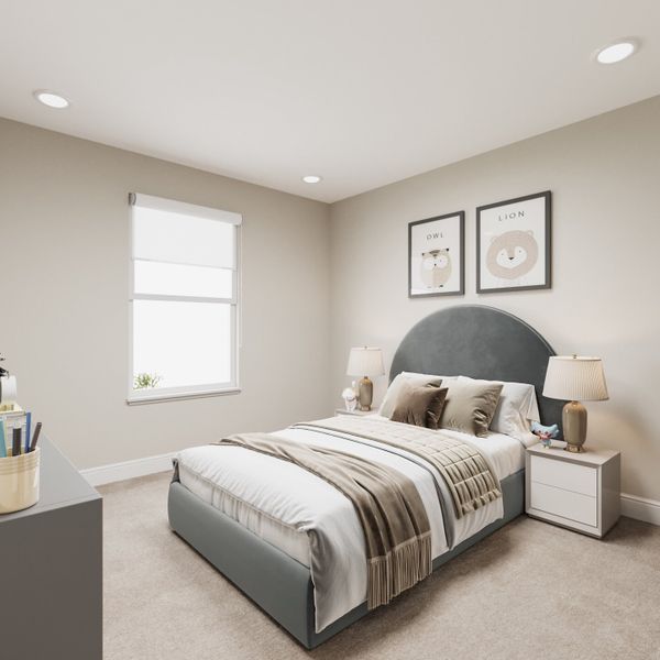 Representative furnished interior of a home built from the Summit by Taylor Morrison in Lake Bluff, Greeley (Image 8).