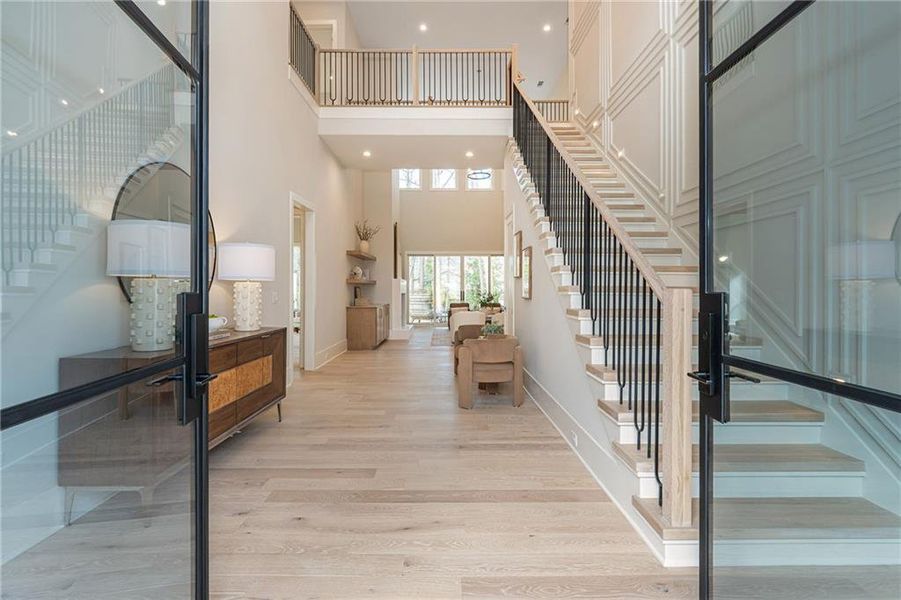Furnished interior view inside a new home in , Alpharetta (Image 57).