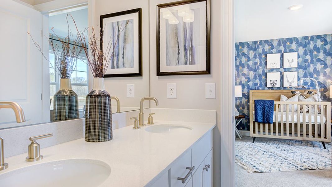 Representative furnished interior of a home built from the Wayland by Taylor Morrison in Hickory Grove, Sanford (Image 30).