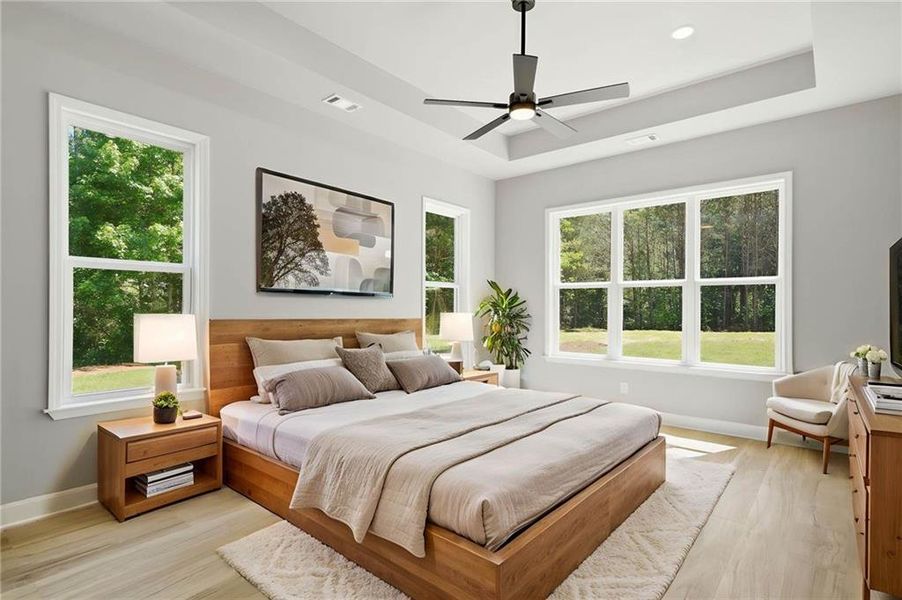 Furnished interior view inside a new home in , Cumming (Image 9).