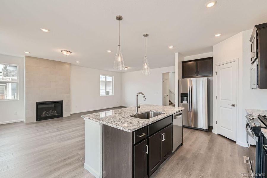 Furnished interior view inside a new home in Wolf Creek Run, Strasburg (Image 10).