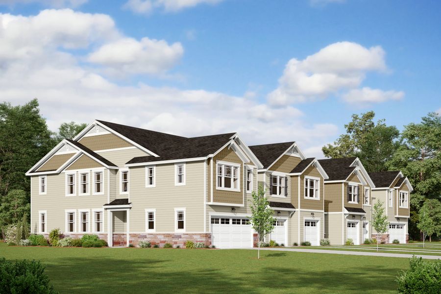 Briana Craftsman Elevation rendering