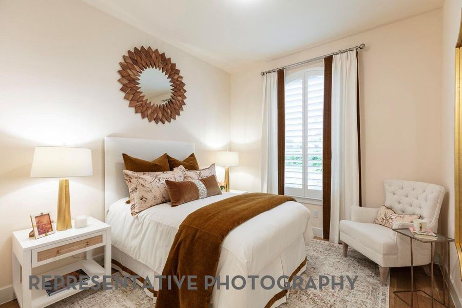 Furnished interior view inside a new home in Cross Creek West, Fulshear (Image 11).