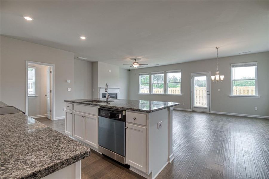 Furnished interior view inside a new home in Alcovy Village, Lawrenceville (Image 8).