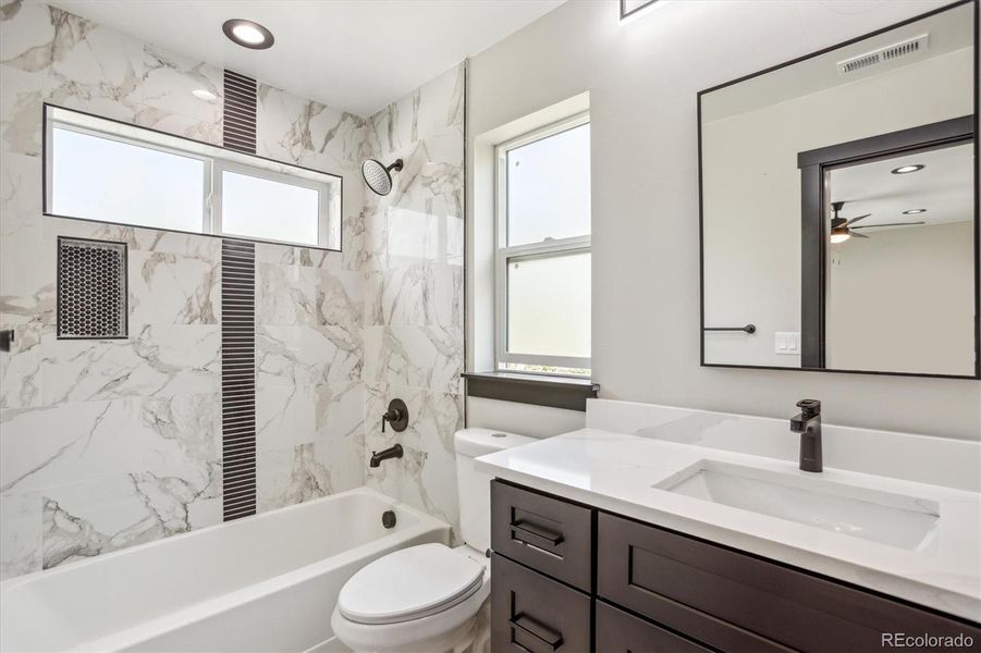 Furnished interior view inside a new home in , Denver (Image 11).