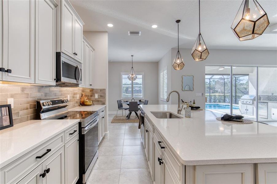 Furnished interior view inside a new home in , Ormond Beach (Image 37).