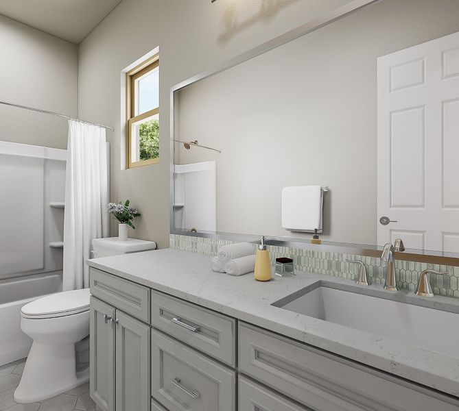 Furnished interior view inside a new home in Molino at Soleo, San Tan Valley (Image 12).