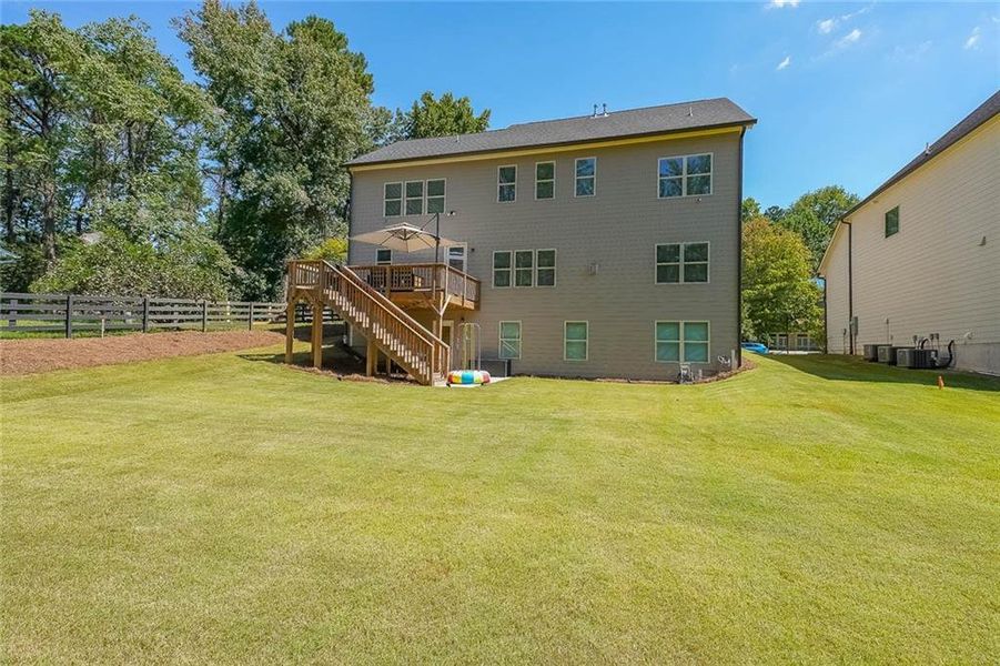Front exterior of a new home in , Tucker, GA, highlighting curb appeal (Image 21).