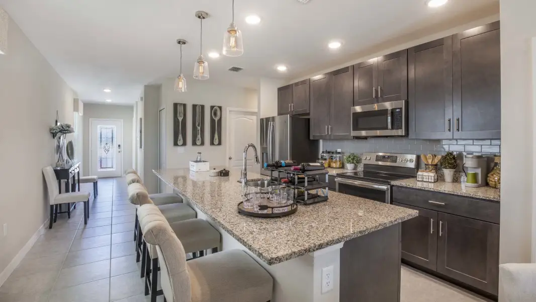 Representative furnished interior of a home built from the Victoria by Maronda Homes in Malabar Springs, Palm Bay (Image 6).