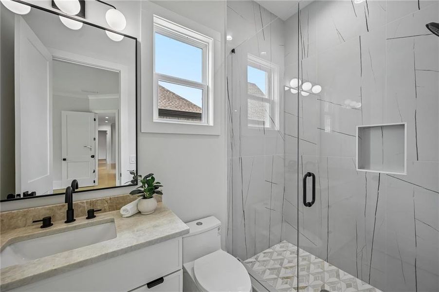 Furnished interior view inside a new home in , Buford (Image 18).