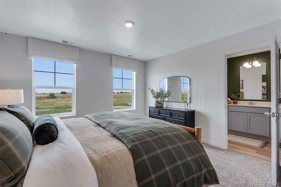 Furnished interior view inside a new home in Revere at Johnstown, Johnstown (Image 34). Furnished interior view inside a new home in Revere at Johnstown, Johnstown (Image 34).