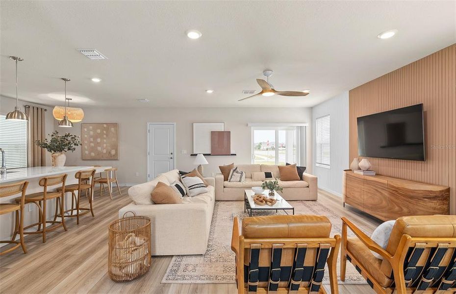 Furnished interior view inside a new home in The Landings at Live Oak Lake, St. Cloud (Image 22).
