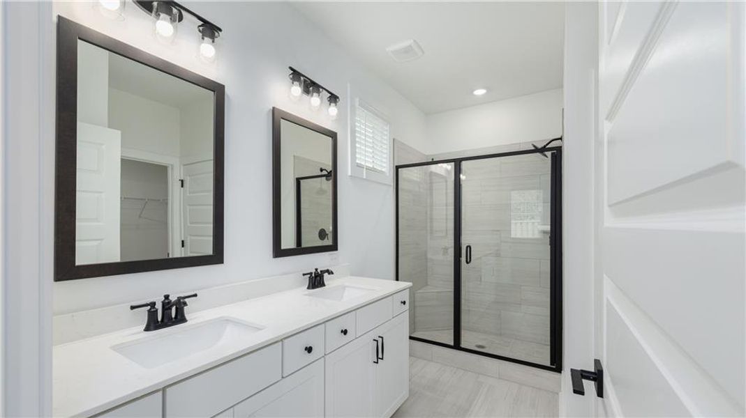 Furnished interior view inside a new home in The Village at Sandy Plains, Marietta (Image 6).