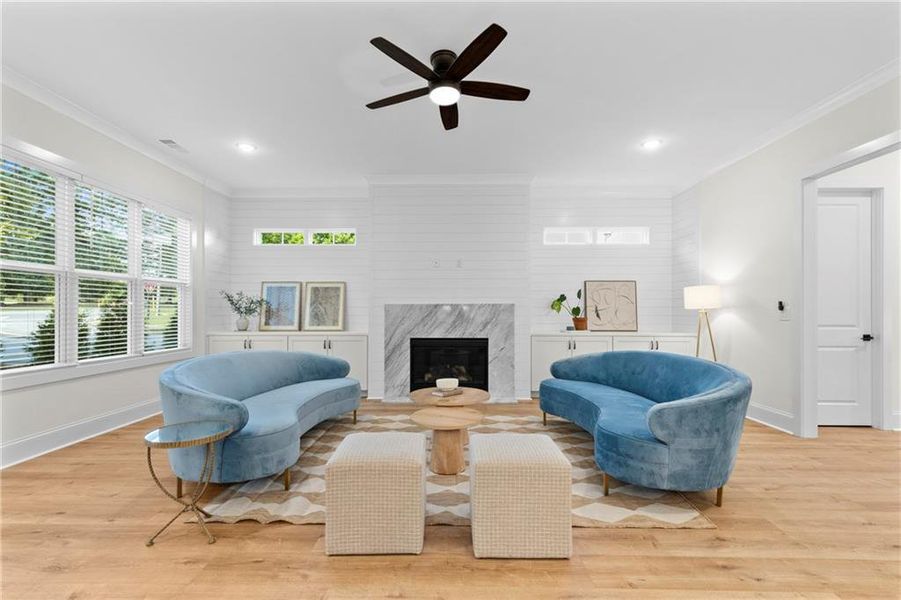 Furnished interior view inside a new home in , Milton (Image 7).