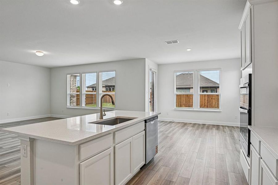Furnished interior view inside a new home in The Preserve Estates, Justin (Image 6).