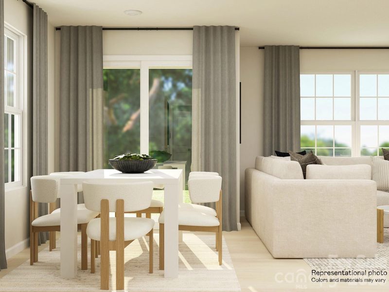 Furnished interior view inside a new home in The Vines, Charlotte (Image 7). Furnished interior view inside a new home in The Vines, Charlotte (Image 7).