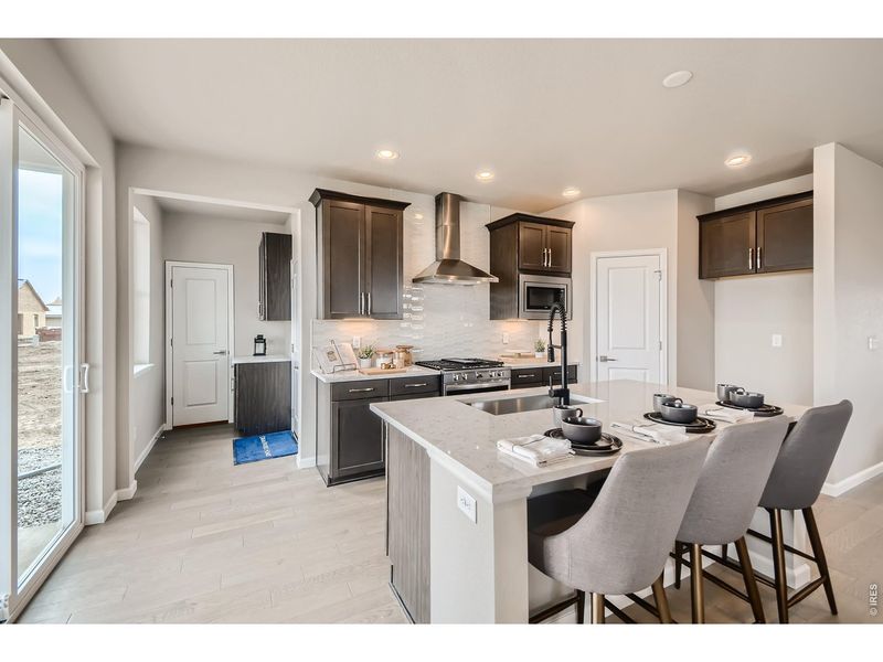 Furnished interior view inside a new home in Country Club Reserve, Fort Collins (Image 3).
