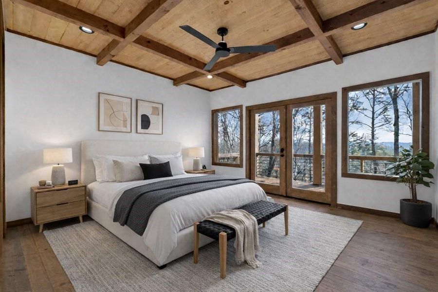 Furnished interior view inside a new home in , Ellijay (Image 7).
