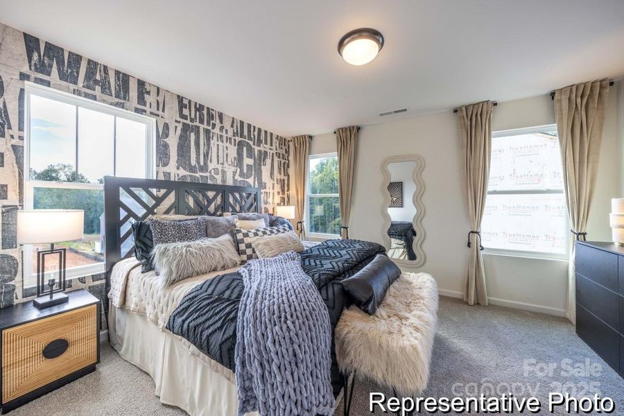 Furnished interior view inside a new home in , Charlotte (Image 3). Furnished interior view inside a new home in , Charlotte (Image 3).