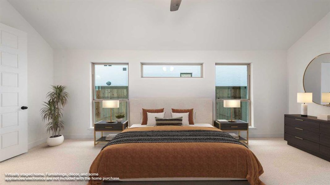 Furnished interior view inside a new home in The Parks At Wilson Creek 40', Celina (Image 13). Furnished interior view inside a new home in The Parks At Wilson Creek 40', Celina (Image 13).