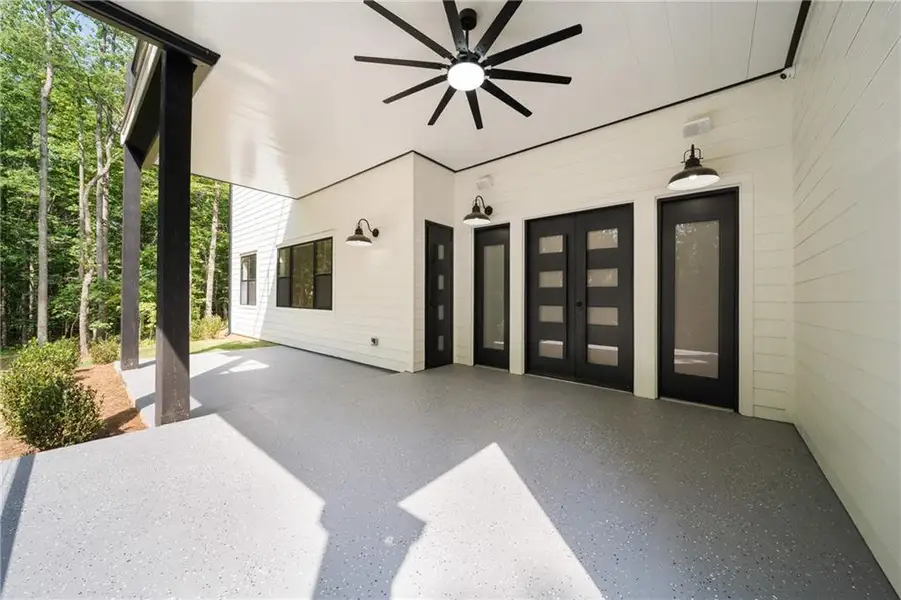 Exterior details and patio area of a home in , Dawsonville (Image 32).
