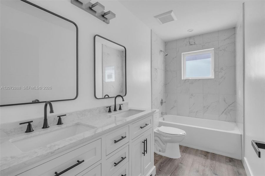 Furnished interior view inside a new home in , Miami (Image 9). Furnished interior view inside a new home in , Miami (Image 9).