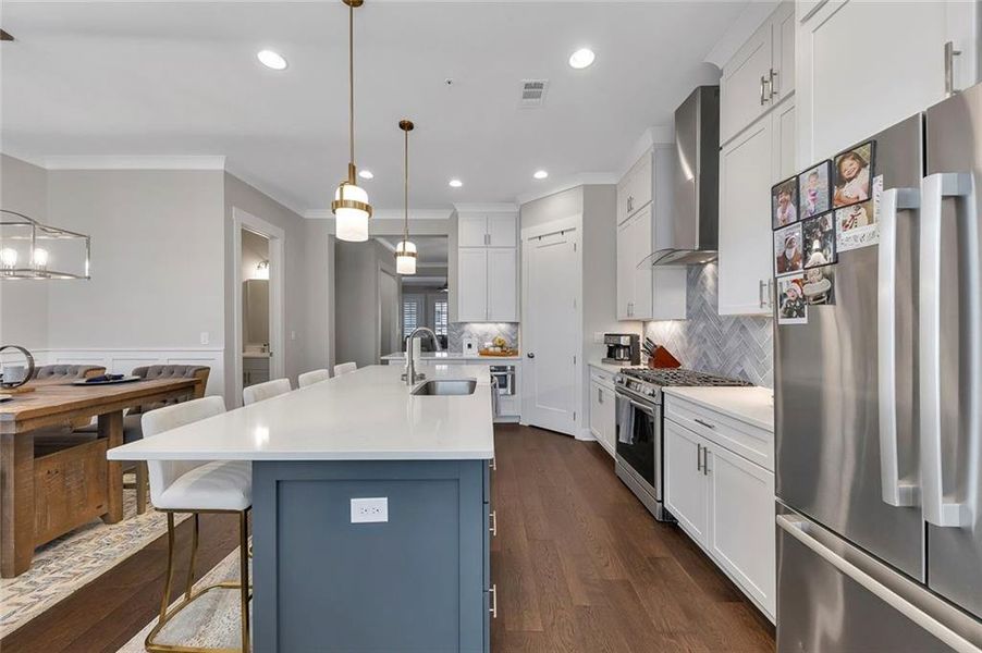 Furnished interior view inside a new home in , Woodstock (Image 32).
