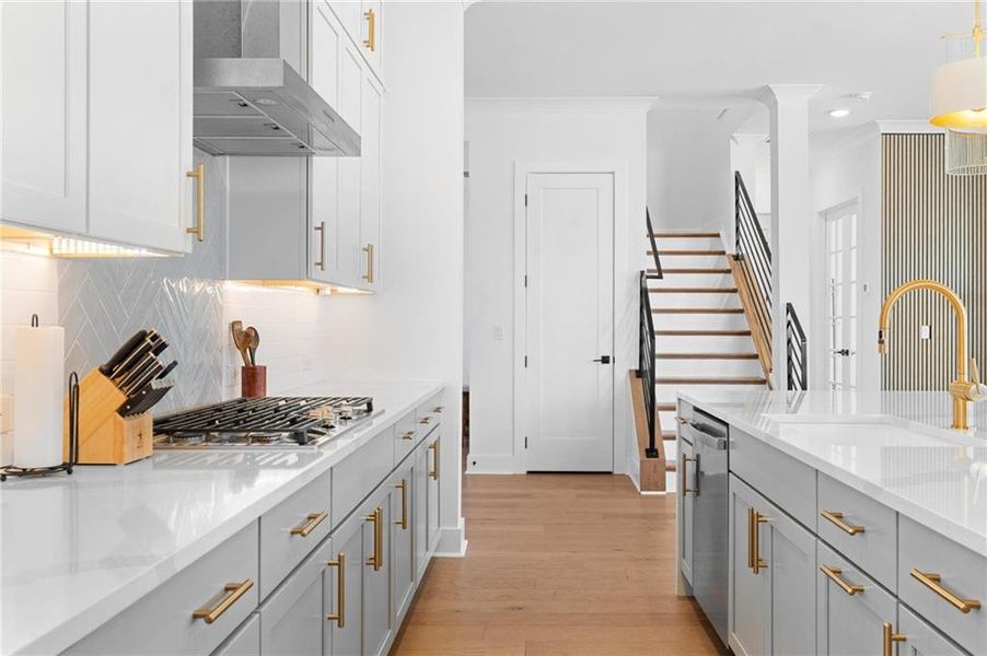 Furnished interior view inside a new home in , Marietta (Image 18).