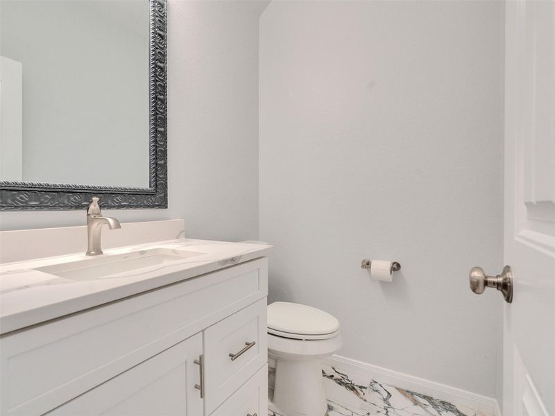 1/2 bath
