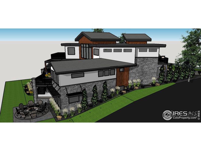 Life Side View of Home Rendering