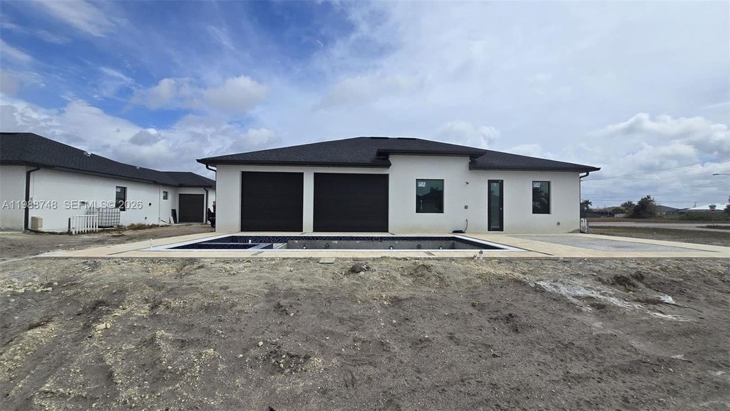 In-progress construction of a new home in , Cape Coral, FL (Image 27).