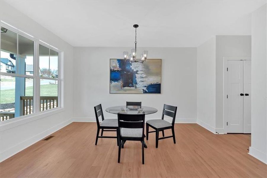 Furnished interior view inside a new home in , Dallas (Image 5).
