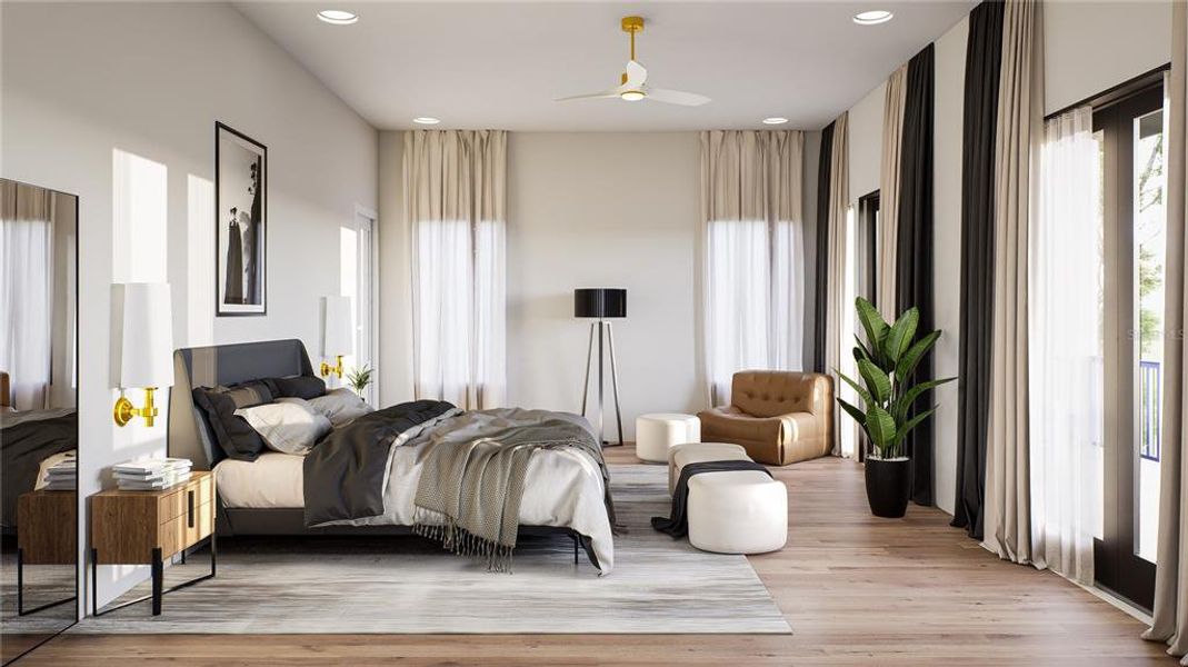 Furnished interior view inside a new home in , Ocala (Image 12).