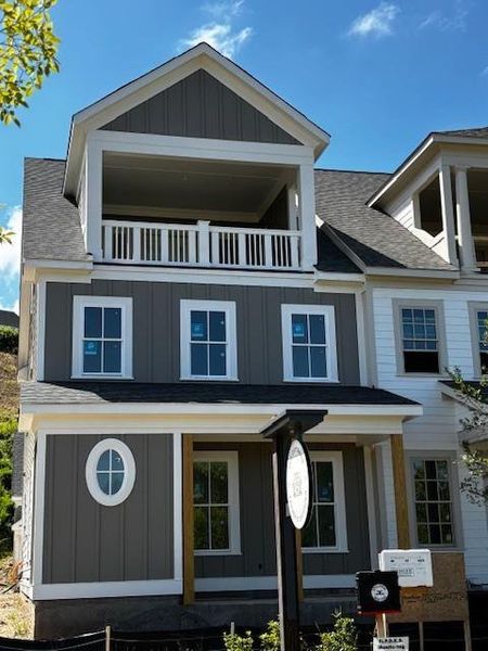 Front exterior of a new home in , Ball Ground, GA, highlighting curb appeal (Image 20).