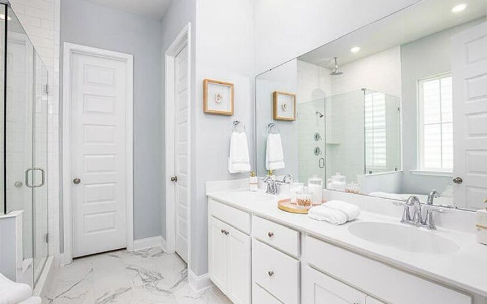Furnished interior view inside a new home in Sweetgrass at Summers Corner, Summerville (Image 9).