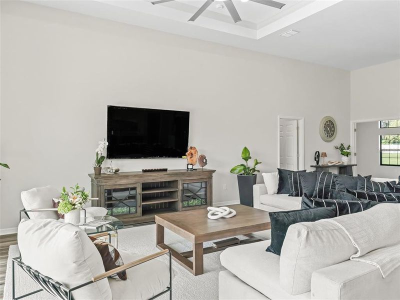 Furnished interior view inside a new home in , Ocala (Image 56).