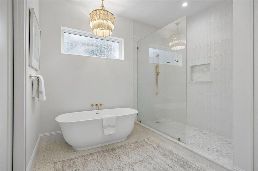 Furnished interior view inside a new home in , Dallas (Image 35).