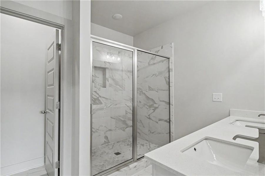 Furnished interior view inside a new home in , Norcross (Image 5). Furnished interior view inside a new home in , Norcross (Image 5).