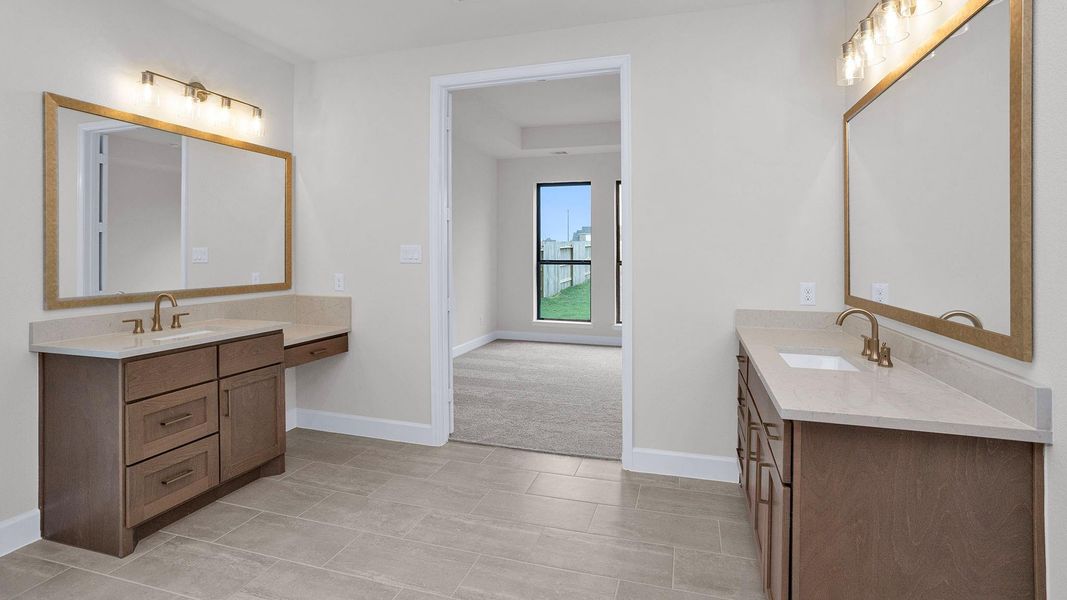 Furnished interior view inside a new home in Briarley, Montgomery (Image 6).