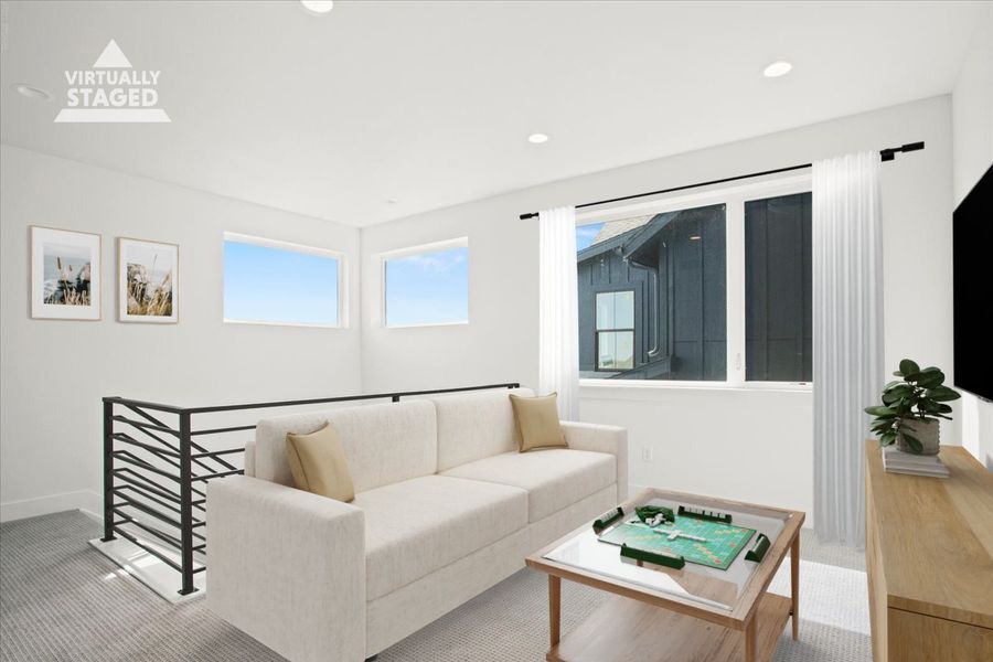 Furnished interior view inside a new home in West Grange, Longmont (Image 11).