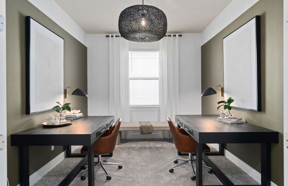 Furnished interior view inside a new home in Canopy Preserve, Deland (Image 8).