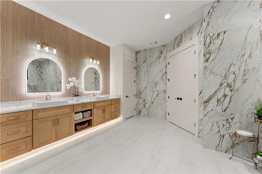 Furnished interior view inside a new home in , Lawrenceville (Image 17).