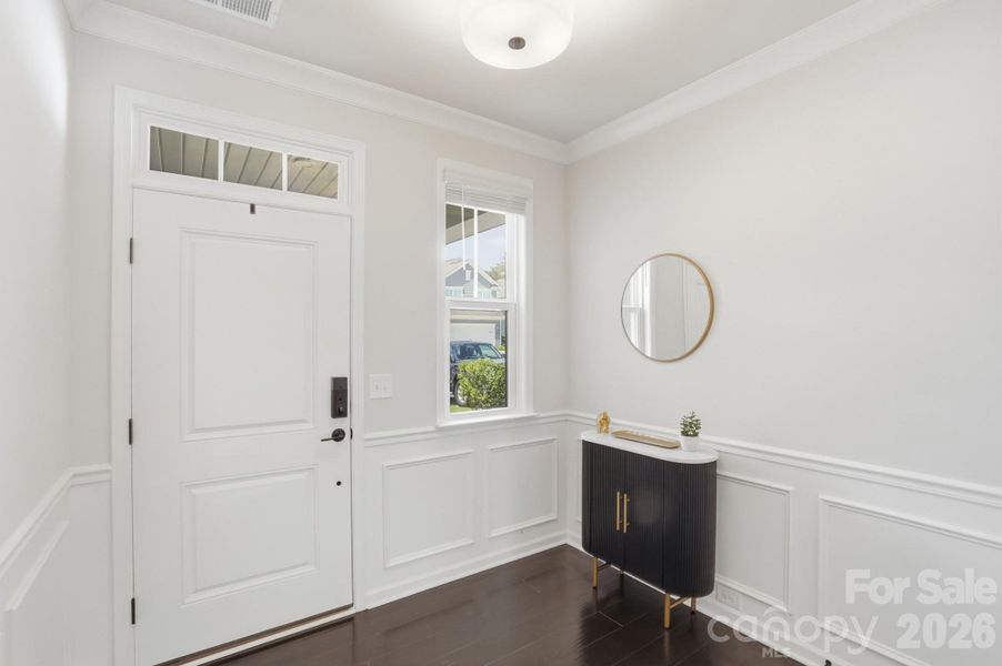 Furnished interior view inside a new home in , Charlotte (Image 37).