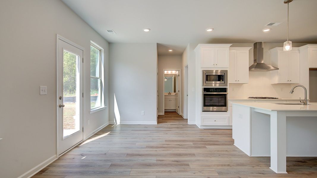 Representative furnished interior of a home built from the Meridian II - Side Entry by DRB Homes in Brighton, Locust Grove (Image 12). Representative furnished interior of a home built from the Meridian II - Side Entry by DRB Homes in Brighton, Locust Grove (Image 12).