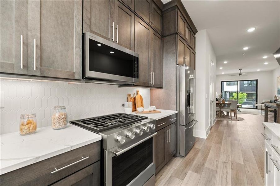 Furnished interior view inside a new home in The Gathering – Alpharetta, Alpharetta (Image 28).